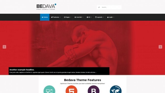Bedava Theme responsive Free template for Joomla!