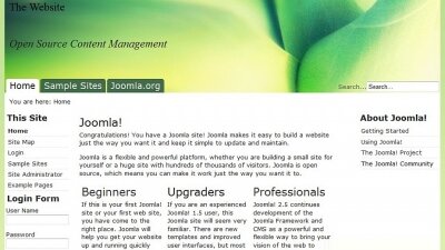 HTML5 Boilerplate Joomla responsive template